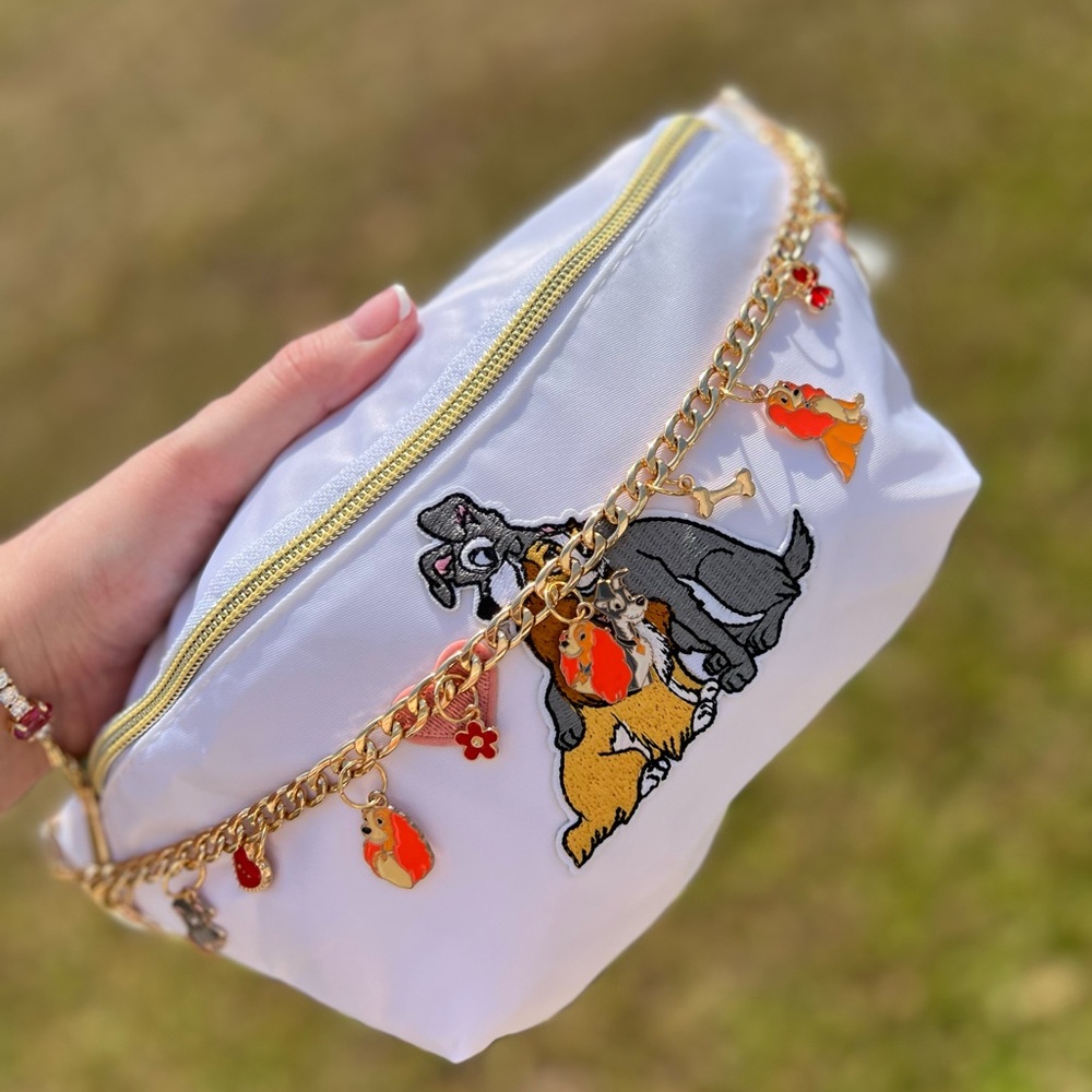 SOLD Lady and the Tramp Inspired Bag Chain